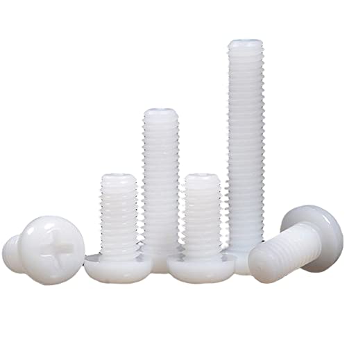 200 Stück weiße Nylon-Kunststoff-Rundkopf-Kreuzschlitzschrauben M2 x 5 mm, für DIY-mechanische Teile, Zubehör, Befestigungselemente, Formherstellung, Schrank. 200 Stück weiße Nylon-Kunststoff-Rundkopf-Kreuzschlitzschrauben M2 x 5 mm, für DIY-mechanische Teile, Zubehör, Befestigungselemente, Formherstellung, Schrank. von JAXU CWN 'ART