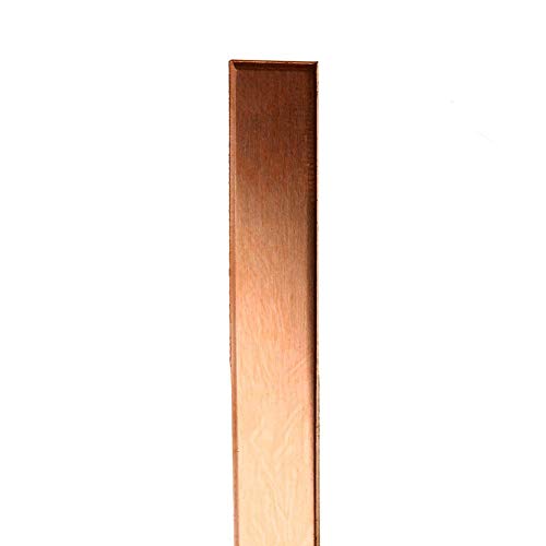 T2 lila Kupfer Cu flache Stangenplatte 10 mm x 30 mm x 200 mm Metallstreifen von JAXU CWN 'ART