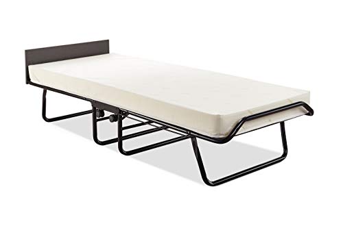 JAY-BE Automatisches Faltbett mit Kontraktmatratze, Stahl, Schwarz, 197 x 78 x 51 cm von JAY-BE