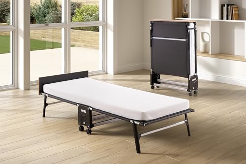 JAY-BE RM80 Klappbett mit Memory-Matratze, Einzelbett mit Aufbewahrungsbezug im Lieferumfang enthalten von JAY-BE