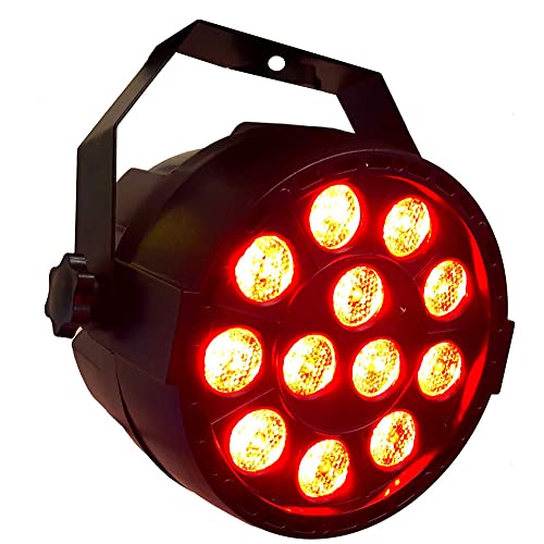 Bühnenlicht Moving Heads RGB 12x3W LED PAR DMX 3-in-1 LED Lights Disco Lights DJ Lights Dance Lights Spot Lights LED für Party Hochzeit Club Bars Show von JAYEUW