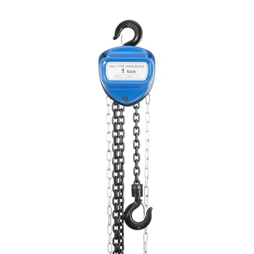 JAYEUW Kettenzug Flaschenzug Hebelzug Manuelle Hebezeuge bis 1000kg Handkettenzug mit Haken 4m Hebehöhe Profi Kettenflaschenzug kann in Fabriken, Bauernhöfe, Garagen, Lagerhallen JAYEUW Kettenzug Flaschenzug Hebelzug Manuelle Hebezeuge bis 1000kg Handkettenzug mit Haken 4m Hebehöhe Profi Kettenflaschenzug kann in Fabriken, Bauernhöfe, Garagen, Lagerhallen von JAYEUW