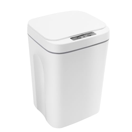 JAYEUW Mülleimer Sensor Abfalleimer 16L Große Kapazität Intelligenter Sensor-Mülleimer für Küche Badezimmer Büro IPX5 0-20cm Erfassungsbereich Batterieleistung 22 * 20 * 34cm Weiß JAYEUW Mülleimer Sensor Abfalleimer 16L Große Kapazität Intelligenter Sensor-Mülleimer für Küche Badezimmer Büro IPX5 0-20cm Erfassungsbereich Batterieleistung 22 * 20 * 34cm Weiß von JAYEUW