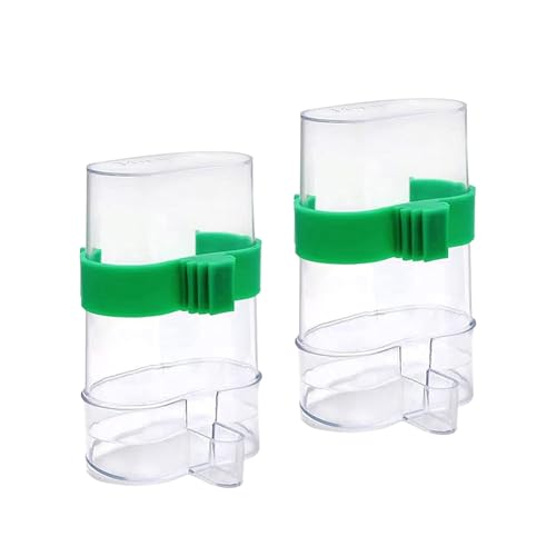 JAYIOLA 2 Stück Automatische Vogel Wasser Feeder Vogel Wasser Dispenser für Kanarienvogel Finken JAYIOLA 2 Stück Automatische Vogel Wasser Feeder Vogel Wasser Dispenser für Kanarienvogel Finken von JAYIOLA