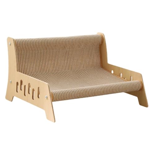 JAYIOLA 2 in 1 Großes Katzenkratzbrett Lounge Couch Zubehör Bequeme Sisalplatte von JAYIOLA