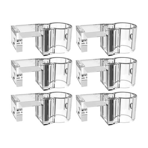 JAYIOLA 6X Aquarium Pflanzen Halter Klar Hängende Wasserpflanze Topf für Aquarium Decor von JAYIOLA