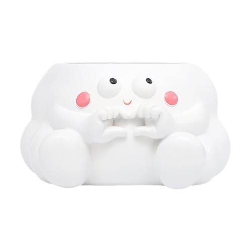 JAYIOLA Blumentopf Als Geschenk Zur Einweihung, Pflanztopf für Schreibtisch Und Wohnzimmer, Mehrfarbig, Style C von JAYIOLA