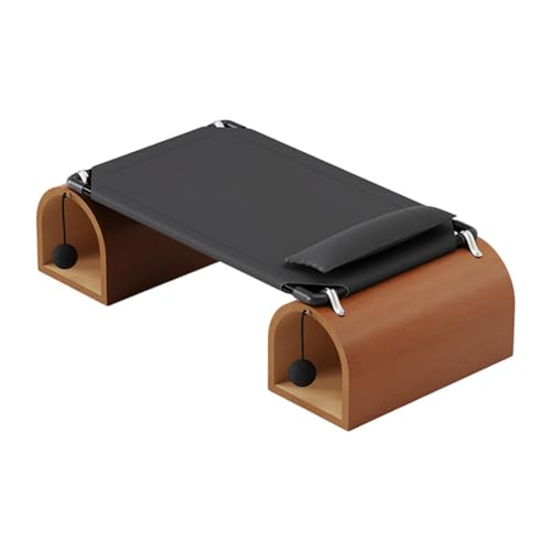JAYIOLA Erhöhtes Haustierbett Aus Holz mit Hängematte Und Doppeltunnel Design für Bewegung Und Entspannung für Katzen Kleine Hunde Innenbereich, Schwarz JAYIOLA Erhöhtes Haustierbett Aus Holz mit Hängematte Und Doppeltunnel Design für Bewegung Und Entspannung für Katzen Kleine Hunde Innenbereich, Schwarz von JAYIOLA