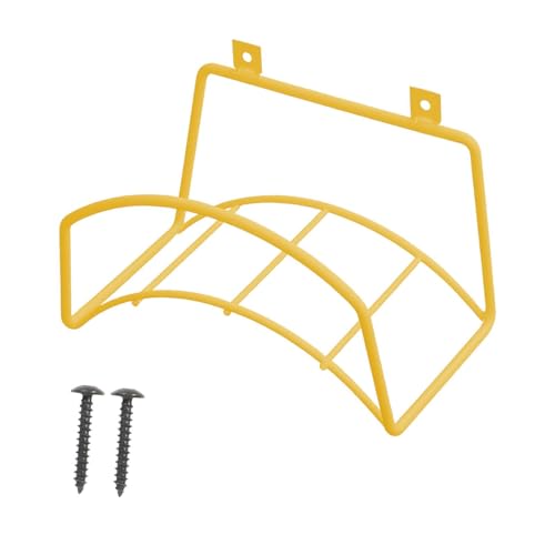 JAYIOLA Gartenschlauchhalter Wandhalterung aus Eisen Gartenschlauch Wandhalterung Schlauchaufbewahrung Schlauchhalterung Wasserrohrregal Robustes Material von JAYIOLA