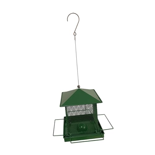 JAYIOLA Hanging Vogelfutterläder Metall -Mesh Vogelfutterläsche lustig mit abnehmbar von JAYIOLA