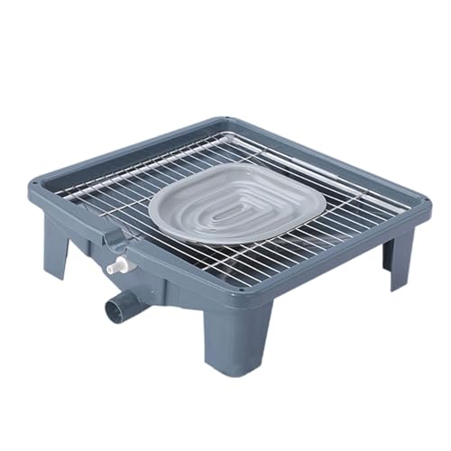 JAYIOLA Hundetoilette Bettpfanne Mesh Grids Toilette Tragbare Abnehmbare Indoor Potty Tray JAYIOLA Hundetoilette Bettpfanne Mesh Grids Toilette Tragbare Abnehmbare Indoor Potty Tray von JAYIOLA