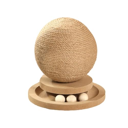 JAYIOLA Jute Cat Scratcher Ball Spielen Verschleißfeste Schleifen Krallen Sisal Seil Ball JAYIOLA Jute Cat Scratcher Ball Spielen Verschleißfeste Schleifen Krallen Sisal Seil Ball von JAYIOLA