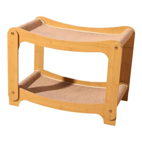 JAYIOLA Kombiniertes Katzenkratzbrett Und Schlafplatz mit Doppelschichtdesign Aus Langlebigem Sisal Material für Haustiere, Size L JAYIOLA Kombiniertes Katzenkratzbrett Und Schlafplatz mit Doppelschichtdesign Aus Langlebigem Sisal Material für Haustiere, Size L von JAYIOLA