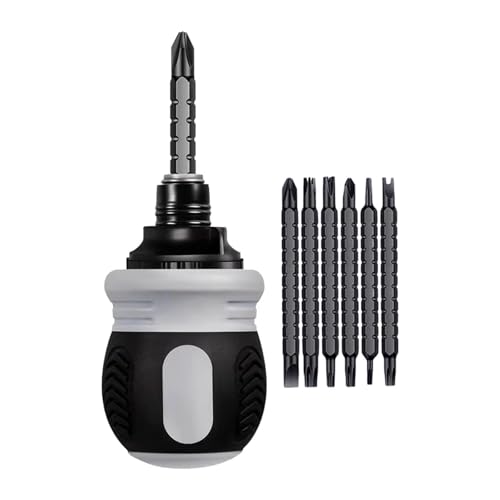 JAYIOLA Ratschen Schraubendreher Set, Doppelzweck, Abnehmbar, Mehrzweck Gadget, Umschaltbar von JAYIOLA