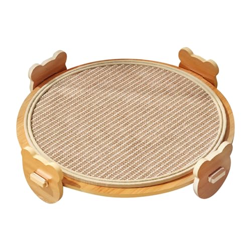 JAYIOLA Tragbare Katzenkratzmatte, ideal zum Ausruhen und Spielen für Kätzchen, Runde Sisalmatte JAYIOLA Tragbare Katzenkratzmatte, ideal zum Ausruhen und Spielen für Kätzchen, Runde Sisalmatte von JAYIOLA