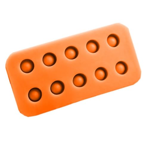 JAYIOLA Wachskönigin-Pfropfbecher, Flexibles Modell zur Bienenwachsherstellung, Orange von JAYIOLA