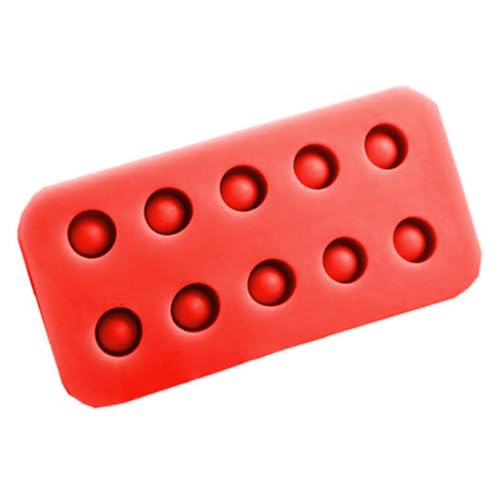 JAYIOLA Wachskönigin-Pfropfbecher, Flexibles Modell zur Bienenwachsherstellung, Rot von JAYIOLA