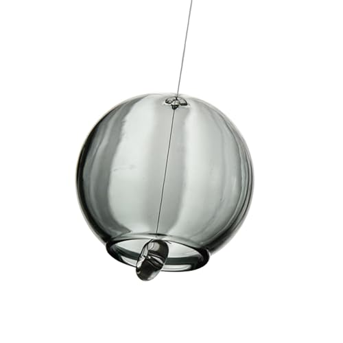JAYIOLA Windspiel Glas Windglocke Japanischer Stil Hängende Klangkunst Außendeko für Einen Melodischen Ton Der Eine Friedvolle Umgebung Schafft Als Geschenk, Grau JAYIOLA Windspiel Glas Windglocke Japanischer Stil Hängende Klangkunst Außendeko für Einen Melodischen Ton Der Eine Friedvolle Umgebung Schafft Als Geschenk, Grau von JAYIOLA