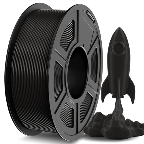 JAYO Hohe Geschwindigkeit PLA Filament 1.75mm, PLA 3D Drucker Filament für Schnelles Drucken bis 600mm/s, Hohe Fließfähige PLA Filament Maßgenauigkeit +/- 0.02mm, 1.1KG Spule(2.42 LBS), Schwarz von JAYO