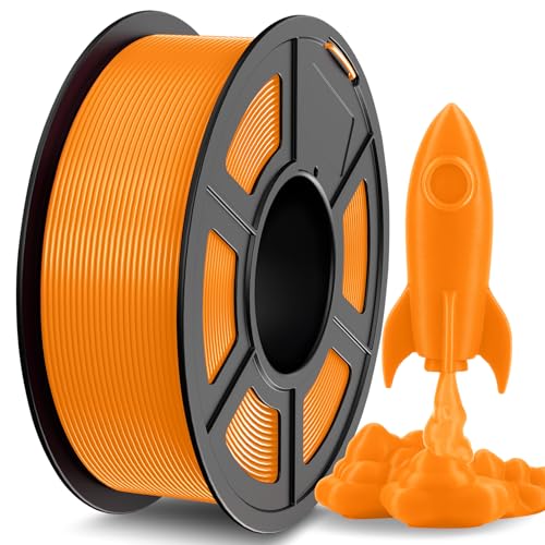 JAYO High Speed PLA Filament 1,75mm, Rapid PLA für 3D-Drucker, Präzision +/- 0,02mm, Neatly Wound, bis zu 600mm/s, Ideal für schnelle und präzise Drucke, 1.1KG Spule, PLA Orange von JAYO