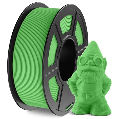JAYO Matte PLA Filament 1.75mm, 3D Drucker Filament PLA Matte 1.1KG, Neatly Wound Filament, Maßgenauigkeit +/- 0.03 mm, 1.1 KG Spule(2.42 LBS), 363 Meters, PLA Matte Grün von JAYO