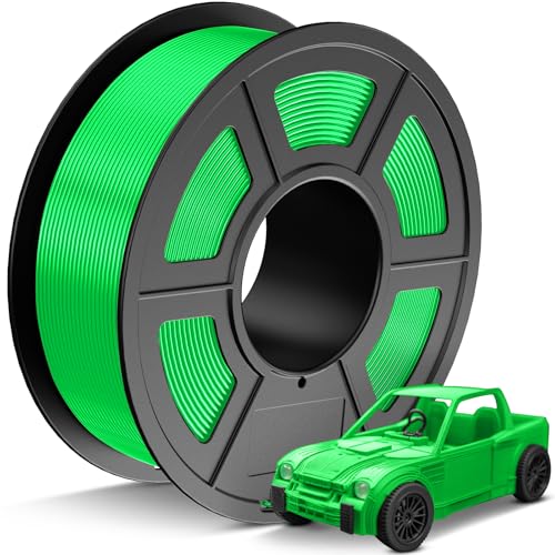 JAYO PETG Filament 1.75mm Grün 1.1KG, PETG Starke Zähigkeit 3D Drucker Filament, Maßgenauigkeit +/- 0.02 mm, 1.1kg Spule(2.4lbs) für die meisten FDM 3D Drucker von JAYO