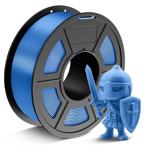 JAYO PLA+ Filament 1.75mm, Erhöhte Zähigkeit PLA Plus Filament-3D-Druckmaterialien, Maßgenauigkeit +/- 0.02mm, Neatly Wound, 1.1 kg Spule(2.42 LBS, 330M), PLA+ Grau Blau von JAYO