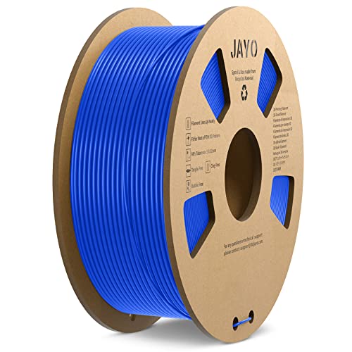 JAYO PLA Filament 1.75 mm, 3D Drucker Filament, Maßgenauigkeit +/- 0.02mm, 1.1 KG Spule (2,4 lbs), Sauber Gewickeltes Filament, Blau 1100G von JAYO