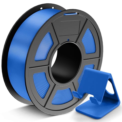 JAYO PLA Filament 1.75 mm, 3D Drucker Filament 1.1KG, Maßgenauigkeit +/- 0.02mm, Neatly Wound Filament, 1.1 KG Spule (2,4 lbs), 363 Meters, Blau grau 1100G von JAYO