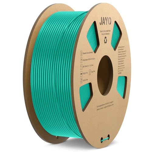 JAYO PLA Filament 1.75 mm, 3D Drucker Filament 1.1KG, Maßgenauigkeit +/- 0.02mm, Neatly Wound Filament, 1.1 KG Spule (2,4 lbs), 363 Meters, Grasgrün 1100G von JAYO