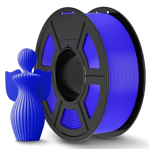 JAYO PLA+ Filament 1.75mm, Zähes PLA Plus 3D Drucker Filament, Maßgenauigkeit +/- 0.02mm, Neatly Wound Filament, 1.1 kg Spule(2.42 LBS), PLA+ Blau von JAYO