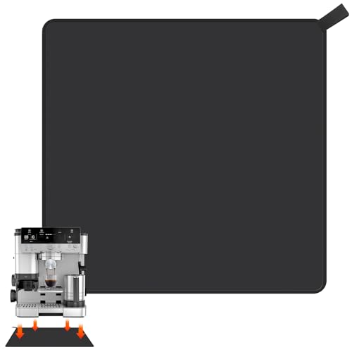 Kaffee-Schiebermatte für Ninja-Kaffeemaschine – Kaffeestation, Espressomaschine, matt, Kaffeekanne, Schiebepad für Theken-Organizer, 32 x 31 cm, extra groß, unter Kaffeemaschine, Barzubehör von JAYOBGO