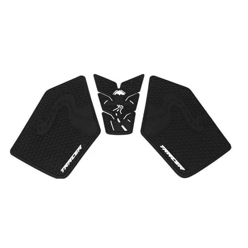 JAYWIS Motorrad Tank Aufkleber Pad rutschfeste Seite Kraftstofftank Gummi wasserdichte Aufkleber Für Yamaha Tracer 9 TRACER9 Tracer 9 GT 2021 2022 Kratzer auf den Tankpads (Größe : 3) von JAYWIS