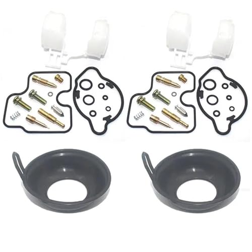 JAYWIS Motorrad Vergaser Reparatur Rebuild Kit Für H&onda CB500 PC26 CB 500 PC32 PC 26 32 1994-1995 2set Schwimm Nadel Motorrad-Vergaser-Reparatursatz(Set 7) von JAYWIS