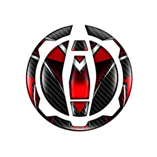 JAYWIS Motorrad Aufkleber Gas Kraftstoff Tank Abdeckung Protector Pad Aufkleber Klebstoff Personalisierte Aufkleber Teile Für Kawasaki Z900 2021 Tankpad-Schutz(Farbe:Rot,Größe:1) von JAYWIS