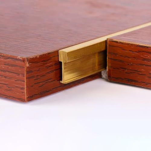 JAYWIS Übergangsstreifen Messing-Hartholz-Bodenkanten, T-förmiges Boden-Klemmband für Häuser, Schneidbare Schwellenkantendekoration für Holz / Fliesen / Laminat / Marmor (Color : H 1.2cm (0.47")) JAYWIS Übergangsstreifen Messing-Hartholz-Bodenkanten, T-förmiges Boden-Klemmband für Häuser, Schneidbare Schwellenkantendekoration für Holz / Fliesen / Laminat / Marmor (Color : H 1.2cm (0.47")) von JAYWIS