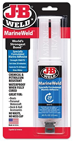 J-B Weld 50172 MarineWeld Marine Adhesive Epoxy Syringe - Dries White - 25ml by J-B Weld von J-B Weld