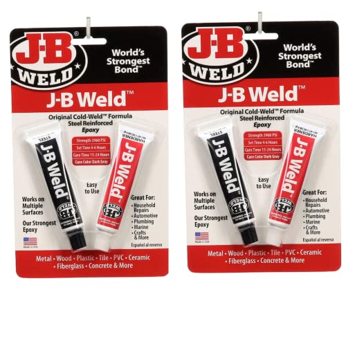 J-B Weld 8265S Kaltschweiß Stahlverstärktes Epoxid mit Härter, 57 g von J-B Weld