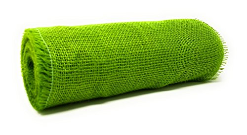 Juteband Breite 30 cm Länge 10 Meter Grün von jb