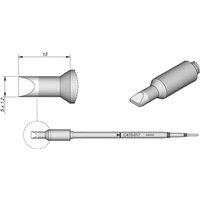 Lötspitze Serie C470, Meißelform, C470017/5,0 x 1,2 mm, gerade - JBC von JBC