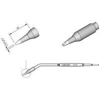 JBC - Lötspitze Serie C250, Meißelform, C250407/1,2 x 0,7 mm, gerade von JBC