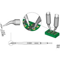 Doppelte Inline-Kartuschenklemme 0,2mm C120001 von JBC