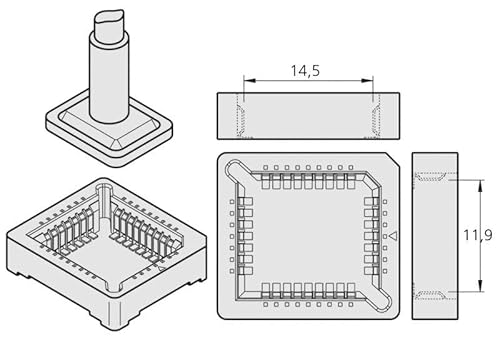 JBC SMD-Entlötspitze Serie C245, C245247/17 x 17 mm, für PLCC-Sockel C245247 (2045 2245 C245 Loetkartusche Loetpatrone Loetspitze Lötkartusche Lötpatrone Lötspitze SMD Entlötspitze) JBC SMD-Entlötspitze Serie C245, C245247/17 x 17 mm, für PLCC-Sockel C245247 (2045 2245 C245 Loetkartusche Loetpatrone Loetspitze Lötkartusche Lötpatrone Lötspitze SMD Entlötspitze) von JBC