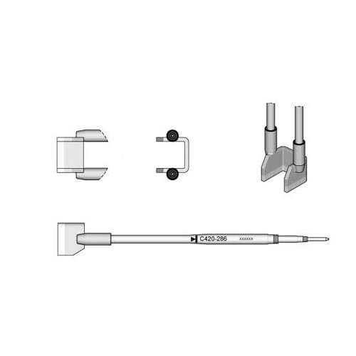 JBC C420286 Lötspitze Spezial, 15.6mm x 14.3mm von JBC