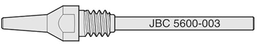 JBC Tools C560003 Entlötspitze Spitzen-Größe 2.7mm Inhalt 1St. von JBC