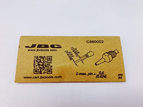 JBC Entlötspitze Serie C560, C560002/Ø 0,8 mm, 1,8 mm, Pincleaning C560002 (Entlötkartusche Entlötpatrone Entloetspitze Entloetkartusche Entloetpatrone 5600 DR5600 DR5650 Entlötdüse Entloetdüse) JBC Entlötspitze Serie C560, C560002/Ø 0,8 mm, 1,8 mm, Pincleaning C560002 (Entlötkartusche Entlötpatrone Entloetspitze Entloetkartusche Entloetpatrone 5600 DR5600 DR5650 Entlötdüse Entloetdüse) von JBC