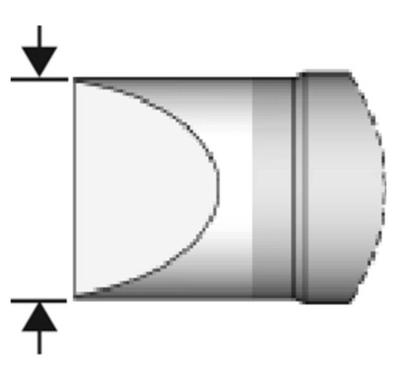 JBC Lötkolben JBC Tools C470006 Lötspitze Meißelform, gerade Spitzen-Größe 2.5 mm I, C470006 von JBC