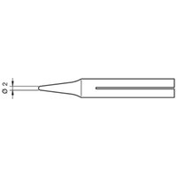 Lötkolbenspitze R20D 2mm für 65ST JBC 0650903 von JBC