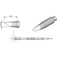 Lötspitze Serie C245, Rundform, C245056/Ø 3,5 mm, abgeschrägt, High Thermal - JBC von JBC