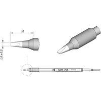 JBC - Tools C245768 Lötspitze Meißelform, gerade Spitzen-Größe 0.3 mm Inhalt 1 St. von JBC